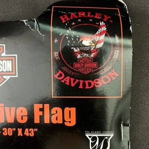 Decorative H-D flags (2)